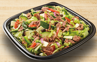 Insalata con Carne e Formaggio - Straccetti di Manzo