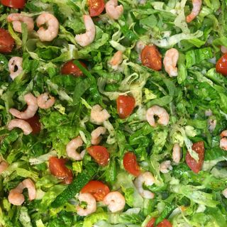 (T) Rucola e gamberi pachino