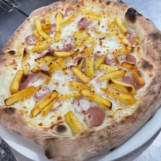 Pizza kebab semplice