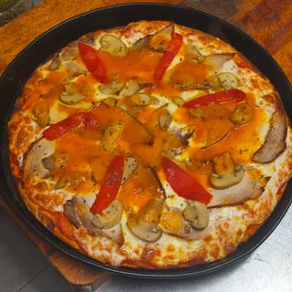 Pizza Mediana Jamón Asado