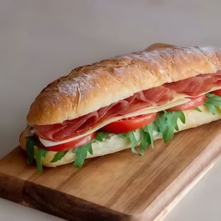 Bocata Beicon con Doble de Queso