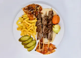 Brochette + Frites