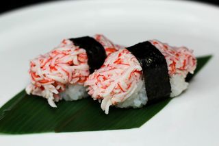 Nigiri surimi di granchio