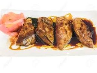 14A. Teppanyaki Foie Y Pato Con Salsa Teriyaki