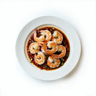 45.Langostinos Con Salsa Picante (Picante)