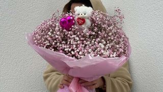 Bukiet Gipsówka, Miś i Serce