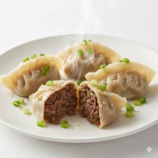 Ravioli di manzo al vapore 5 pezzi