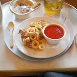 Pohovane lignje u ljuto-slatko-kiselom sosu