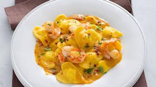 Ravioli crujiente de bogavante