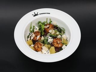 Салат з креветкою (250g)