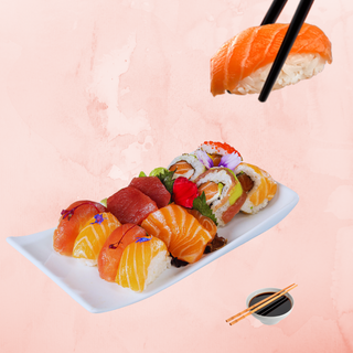 Sushi Caixa Média II -Fu