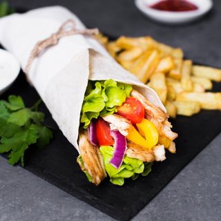 Doner Meat And Chips