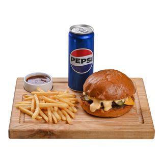 Комбо меню Дабл Чізбургер (340/75/25 г)