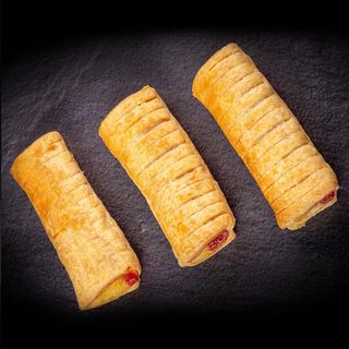 Strudel cu umplutura de zmeura si vanilie