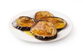 Tapa De Berenjena Frita Con Miel