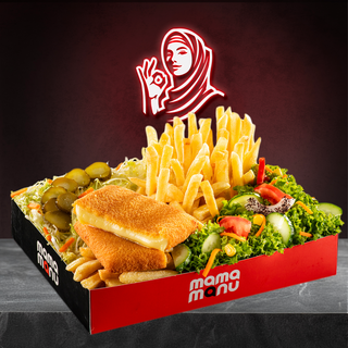 Caș pane la farfurie