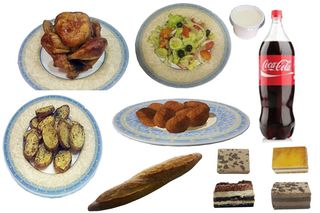 MENU Pollo 4 personas