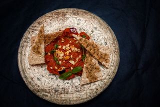 Mousse de roșii deshidratate