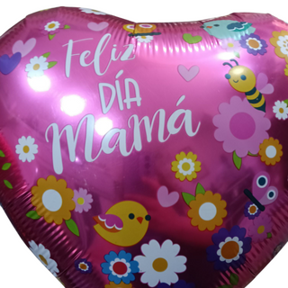 Globo feliz día mama grande