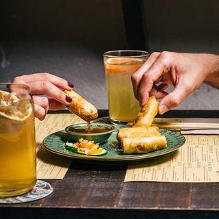 Crepes Primavera De Pato À Pequim