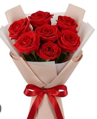 Букет з червоних троянд (60см)