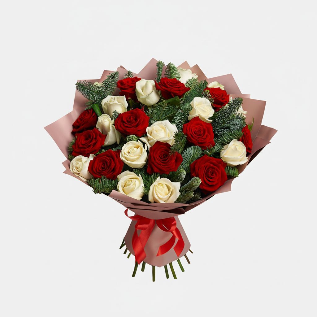 Зимові букети на Новий рік