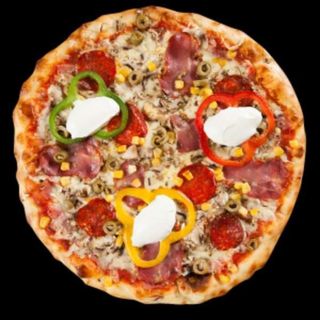 Vukova pizza 32 cm (4 vrste sira)