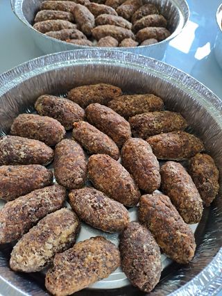 5 croquetes de carne miniaturas artesanal 
