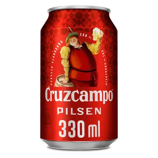 Cerveza lata Cruzcampo (330 Ml.)