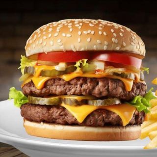 HAMBURGUESA DOUBLE (solo)