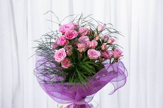 Buchet 5 mini-roze