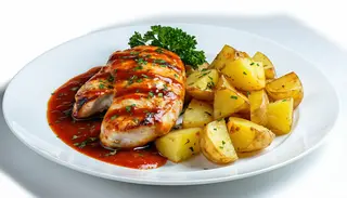 Piept de pui cu sos spaniol
