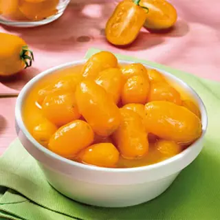 Rosii cherry galbene semiuscate 750g