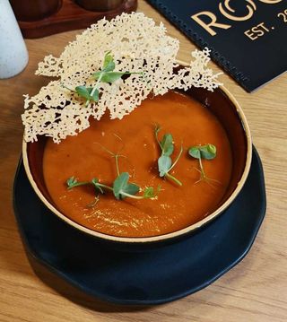 Supa crema de ardei copt