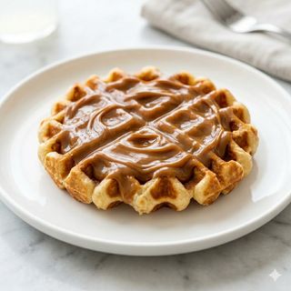 Gofre Con Dulce De Leche