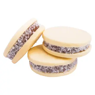 Alfajores de maicena con dulce de leche