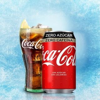 Coca-Cola Zero Azúcar Zero Cafeína lata 330ml.