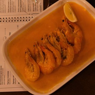 Креветка білонога смажена