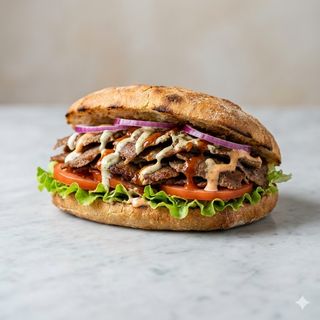 Panino döner kebap