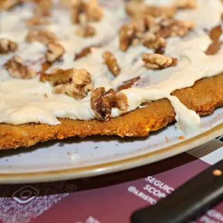 Con gorgonzola e noci