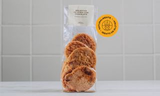 Bolachas de aveia c/ chocolate