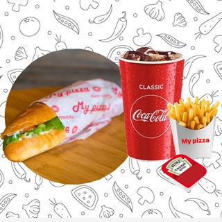 Лонг-сэндвич комбо                                          	