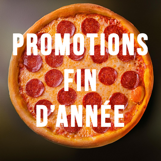 2 GRANDES PIZZA + 2 boissons Maxi