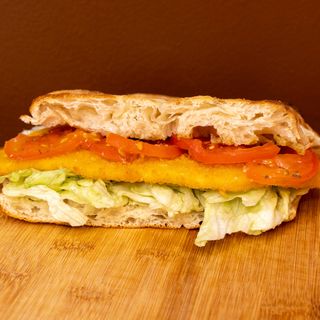 Schiaccia cotoletta (schiacciate toscane-cottura su pietra)