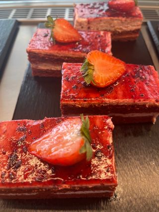 Fatia de Bolo Red Velvet