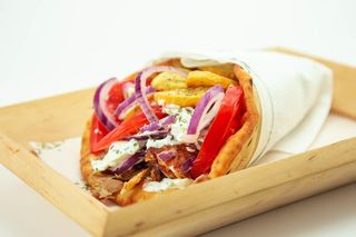 Giga pita gyros de porc