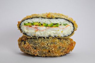 СУШІ БУРГЕР З КРЕВЕТКОЮ