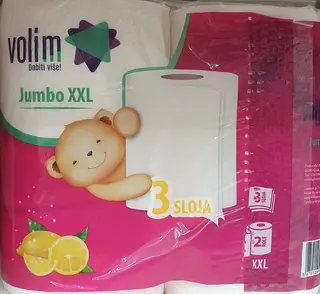 Ubrusi Troslojni Jumbo Limun 2 Komada Volim (135384)