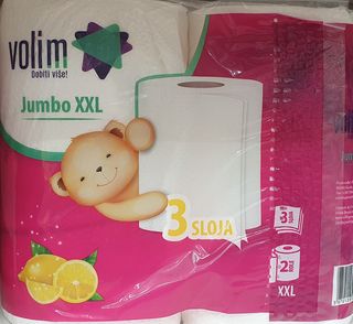 Ubrusi Troslojni Jumbo Limun 2 Komada Volim (135384)