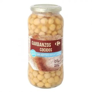 Garbanzo Cocido Categoría Extra Carrefour 400 Gr.